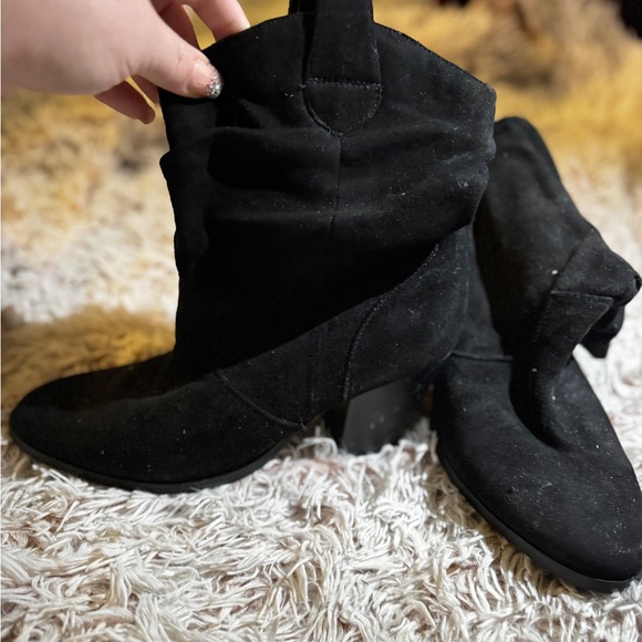 Ankle faux suede cowboy boots - Picture 10 of 11
